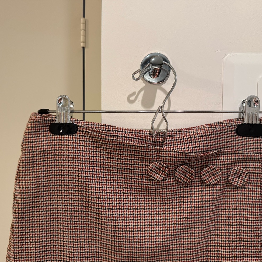 Mango A-Line Skirt Button Detail